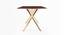 Mazi Dining Table 6 Seater (Autumn Brown Finish) by Urban Ladder - Ground View Design 1 - 783450