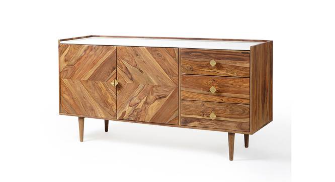 Dado Sideboard (Natural Finish) by Urban Ladder - Front View Design 1 - 783535