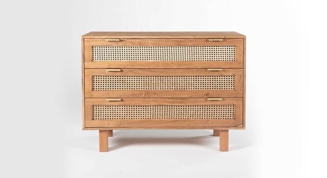 Kyoto Chest Of Drawer (Natural Finish) by Urban Ladder - Design 1 Side View - 783548