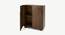 Ribbed Highboard (Brown Walnut Finish) by Urban Ladder - Design 1 Side View - 783553