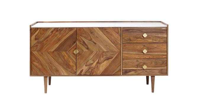 Dado Sideboard (Natural Finish) by Urban Ladder - Design 1 Side View - 783555