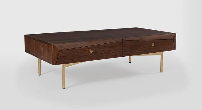 Barcelona Coffee Table (American Walnut Finish) by Urban Ladder - Front View Design 1 - 783704