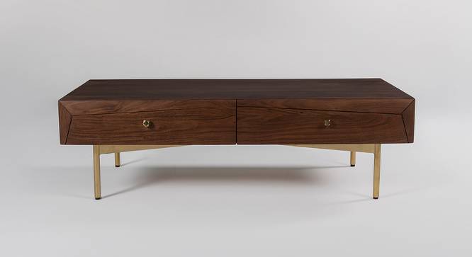 Barcelona Coffee Table (American Walnut Finish) by Urban Ladder - Design 1 Side View - 783723