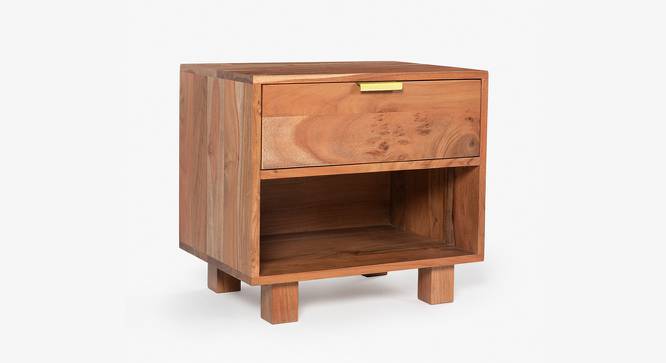 Kyoto  Bedside Table (Natural Finish) by Urban Ladder - Front View Design 1 - 783778