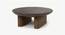 Ribbed Coffee Table Brown (American Walnut Finish) by Urban Ladder - Front View Design 1 - 783795
