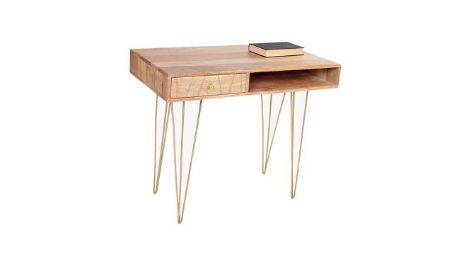 Art Deco Study Table (Natural Finish) by Urban Ladder - Front View Design 1 - 783915
