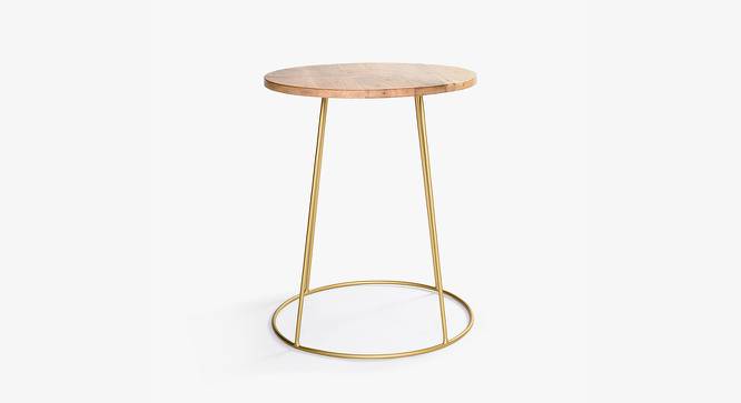 Art Deco Side Table (Natural Finish) by Urban Ladder - Design 1 Side View - 783965