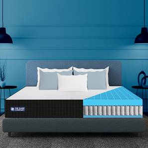 The Sleep Company Mattress Design SmartGRID Luxe Hybrid Pocketed Spring King Size Mattress (King Mattress Type, 8 in Mattress Thickness (in Inches), 84 x 72 in Mattress Size)