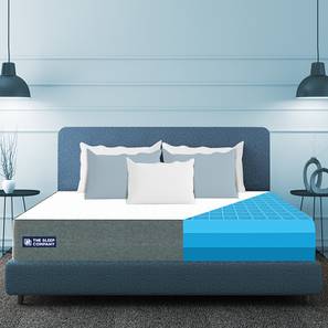The Sleep Company Mattress Design Smart Grid Luxe King Size Mattress (King, 78 x 72 in (Standard) Mattress Size, 8 in Mattress Thickness (in Inches))