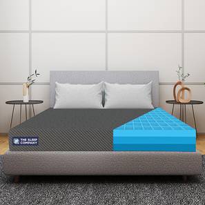 The Sleep Company Design SmartGRID Ortho Queen Size Mattress (Grey, Queen Mattress Type, 8 in Mattress Thickness (in Inches), 72 x 72 in Mattress Size)