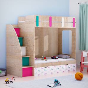 boingg! - a happy start Pinwheels Engineered Wood Bunk Bed in Multicolor Colour-picture-36