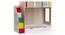 Pinwheels Bunk Bed with Storage in Oak Colour BKBB040 (Brown, Oak Finish) by Urban Ladder - Design 1 Side View - 785509