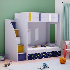 boingg! - a happy start Pinwheels Engineered Wood Bunk Bed in Brown Colour-picture-12
