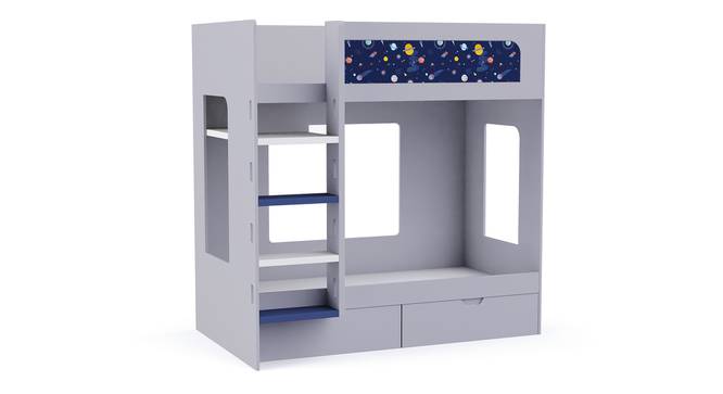 Caravan Bunk Bed with Storage in Grey Colour BKBB008 (Grey, Grey Finish) by Urban Ladder - Design 1 Side View - 785543