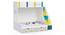 Pattern Dreams Bunk Bed with Storage in White Colour BKBB021 (White, White Finish) by Urban Ladder - Front View Design 1 - 785588