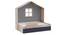 Little Hut Bed with Drawer Storage BKB001 (Brown, Oak Finish) by Urban Ladder - Design 1 Side View - 785601