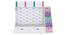 Pattern Dreams Bunk Bed with Storage in White Colour BKBB013 (White, White Finish) by Urban Ladder - Ground View Design 1 - 785603