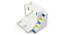Pattern Dreams Bunk Bed with Storage in White Colour BKBB021 (White, White Finish) by Urban Ladder - Rear View Design 1 - 785616
