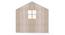 Little Hut Bed with Drawer Storage BKB001 (Brown, Oak Finish) by Urban Ladder - Rear View Design 1 - 785620