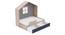 Little Hut Bed with Drawer Storage BKB001 (Brown, Oak Finish) by Urban Ladder - Design 1 Top Image - 785621