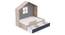Little Hut Bed with Drawer Storage BKB001 (Brown, Oak Finish) by Urban Ladder - Image 1 Design 1 - 785641