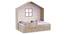 Little Hut Bed with Drawer Storage BKB004 (Brown, Oak Finish) by Urban Ladder - Front View Design 1 - 785652