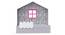Little Hut Bed with Drawer Storage BKB007 (Grey, Grey Finish) by Urban Ladder - Ground View Design 1 - 785671