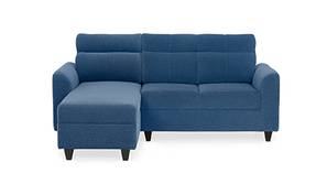 Zivo Plus Fabric Sofa with Lounger( Twilight Blue)