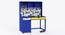 Old Timer Mickey Study Table with Cabinet and   Drawers (Blue) by Urban Ladder - Front View Design 1 - 785786