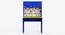 Smooth Sail Mickey Study Table with Cabinet   Storage (Blue) by Urban Ladder - Ground View Design 1 - 785807