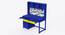 Old Timer Mickey Study Table with Cabinet and   Drawers (Blue) by Urban Ladder - Rear View Design 1 - 785811