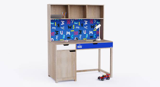 Old Timer Mickey Study Table with Cabinet and Drawers (Multicolor) by Urban Ladder - Front View Design 1 - 785838