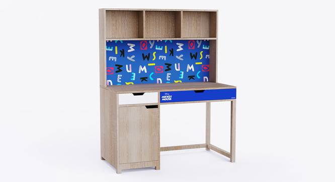 Old Timer Mickey Study Table with Cabinet and Drawers (Multicolor) by Urban Ladder - Design 1 Side View - 785851