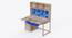 Old Timer Mickey Study Table with Cabinet and Drawers (Multicolor) by Urban Ladder - Rear View Design 1 - 785877