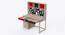 Old Timer Avengers Study Table with Cabinet and Drawers (Multicolor) by Urban Ladder - Rear View Design 1 - 785906