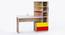 Mr Practical Iron Man Study Table with Cabinet and Drawers (Multicolor) by Urban Ladder - Ground View Design 1 - 786040