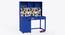 Old  Timer Avengers Study Table with Cabinet and Drawers (Blue) by Urban Ladder - Front View Design 1 - 786067