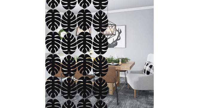 Black MDF wood Wall Hanging Room/ Screen Dividers Set of 12  -  RSD-1039 (Black) by Urban Ladder - Front View Design 1 - 790049