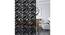Black MDF wood Wall Hanging Room/ Screen Dividers Set of 12  -  RSD-1055 (Black) by Urban Ladder - Front View Design 1 - 790056