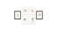 Photoframe Set of 06 RF-1771 (White) by Urban Ladder - Front View Design 1 - 790058