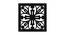 Black MDF wood Wall Hanging Room/ Screen Dividers Set of 12  -  RSD-1043 (Black) by Urban Ladder - Design 1 Side View - 790068