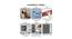 Black MDF wood Wall Hanging Room/ Screen Dividers Set of 12  -  RSD-1037 (Black) by Urban Ladder - Ground View Design 1 - 790085