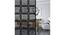 Black MDF wood Wall Hanging Room/ Screen Dividers Set of 12  -  RSD-1050 (Black) by Urban Ladder - Front View Design 1 - 790119
