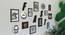 Fast Photoframe Set of 10 (Black) by Urban Ladder - Front View Design 1 - 790128