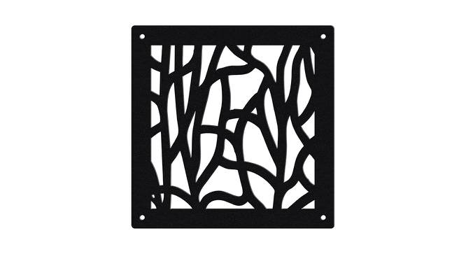 Black MDF wood Wall Hanging Room/ Screen Dividers Set of 12  -  RSD-1045 (Black) by Urban Ladder - Design 1 Side View - 790137