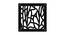 Black MDF wood Wall Hanging Room/ Screen Dividers Set of 12  -  RSD-1045 (Black) by Urban Ladder - Design 1 Side View - 790137