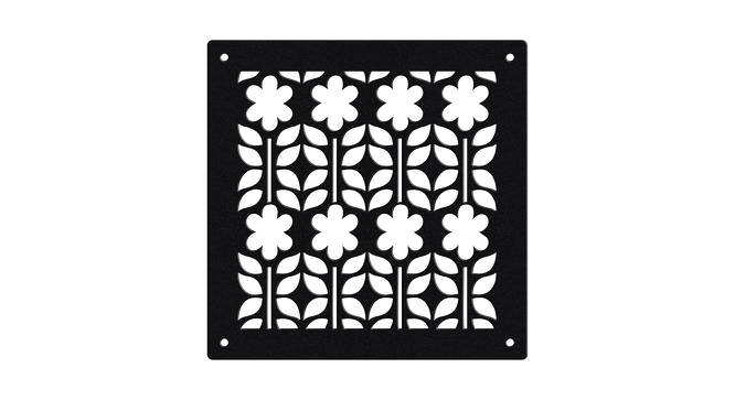 Black MDF wood Wall Hanging Room/ Screen Dividers Set of 12  -  RSD-1050 (Black) by Urban Ladder - Design 1 Side View - 790139