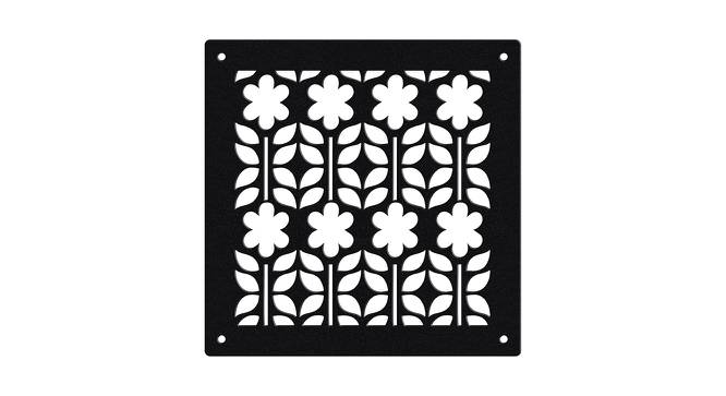 Black MDF wood Wall Hanging Room/ Screen Dividers Set of 12  -  RSD-1050 (Black) by Urban Ladder - Design 1 Side View - 790139