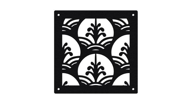 Black MDF wood Wall Hanging Room/ Screen Dividers Set of 12  -  RSD-1052 (Black) by Urban Ladder - Design 1 Side View - 790140