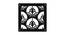 Black MDF wood Wall Hanging Room/ Screen Dividers Set of 12  -  RSD-1052 (Black) by Urban Ladder - Design 1 Side View - 790140